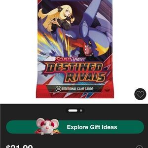 Pokemon Scarlet & Violet Destined Rivals Card Pack